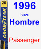 Passenger Wiper Blade for 1996 Isuzu Hombre - Premium