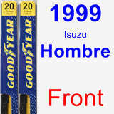 Front Wiper Blade Pack for 1999 Isuzu Hombre - Premium