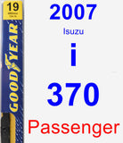 Passenger Wiper Blade for 2007 Isuzu i-370 - Premium