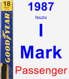 Passenger Wiper Blade for 1987 Isuzu I-Mark - Premium