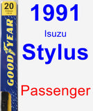 Passenger Wiper Blade for 1991 Isuzu Stylus - Premium