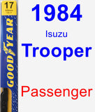 Passenger Wiper Blade for 1984 Isuzu Trooper - Premium