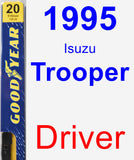 Driver Wiper Blade for 1995 Isuzu Trooper - Premium