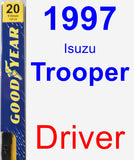 Driver Wiper Blade for 1997 Isuzu Trooper - Premium