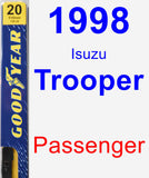 Passenger Wiper Blade for 1998 Isuzu Trooper - Premium