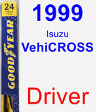 Driver Wiper Blade for 1999 Isuzu VehiCROSS - Premium