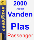 Passenger Wiper Blade for 2000 Jaguar Vanden Plas - Premium