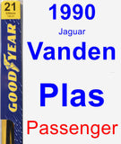 Passenger Wiper Blade for 1990 Jaguar Vanden Plas - Premium