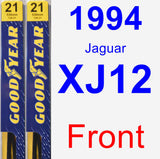 Front Wiper Blade Pack for 1994 Jaguar XJ12 - Premium