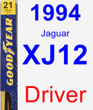 Driver Wiper Blade for 1994 Jaguar XJ12 - Premium