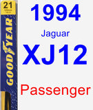 Passenger Wiper Blade for 1994 Jaguar XJ12 - Premium