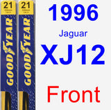 Front Wiper Blade Pack for 1996 Jaguar XJ12 - Premium