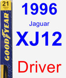 Driver Wiper Blade for 1996 Jaguar XJ12 - Premium