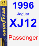 Passenger Wiper Blade for 1996 Jaguar XJ12 - Premium