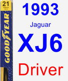 Driver Wiper Blade for 1993 Jaguar XJ6 - Premium