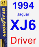 Driver Wiper Blade for 1994 Jaguar XJ6 - Premium