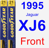 Front Wiper Blade Pack for 1995 Jaguar XJ6 - Premium