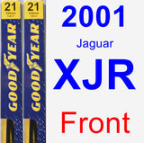 Front Wiper Blade Pack for 2001 Jaguar XJR - Premium