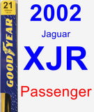 Passenger Wiper Blade for 2002 Jaguar XJR - Premium