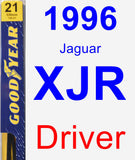 Driver Wiper Blade for 1996 Jaguar XJR - Premium