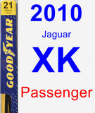 Passenger Wiper Blade for 2010 Jaguar XK - Premium