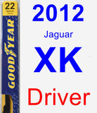 Driver Wiper Blade for 2012 Jaguar XK - Premium