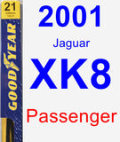 Passenger Wiper Blade for 2001 Jaguar XK8 - Premium