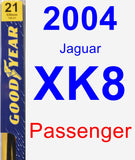 Passenger Wiper Blade for 2004 Jaguar XK8 - Premium