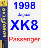 Passenger Wiper Blade for 1998 Jaguar XK8 - Premium