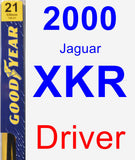 Driver Wiper Blade for 2000 Jaguar XKR - Premium