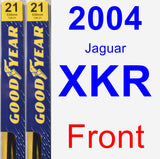 Front Wiper Blade Pack for 2004 Jaguar XKR - Premium