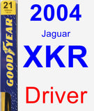 Driver Wiper Blade for 2004 Jaguar XKR - Premium