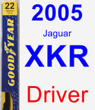 Driver Wiper Blade for 2005 Jaguar XKR - Premium