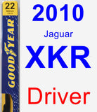 Driver Wiper Blade for 2010 Jaguar XKR - Premium