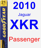 Passenger Wiper Blade for 2010 Jaguar XKR - Premium