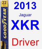 Driver Wiper Blade for 2013 Jaguar XKR - Premium