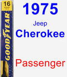 Passenger Wiper Blade for 1975 Jeep Cherokee - Premium