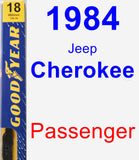 Passenger Wiper Blade for 1984 Jeep Cherokee - Premium