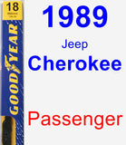 Passenger Wiper Blade for 1989 Jeep Cherokee - Premium