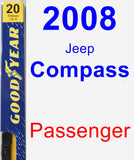 Passenger Wiper Blade for 2008 Jeep Compass - Premium