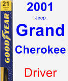 Driver Wiper Blade for 2001 Jeep Grand Cherokee - Premium