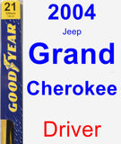 Driver Wiper Blade for 2004 Jeep Grand Cherokee - Premium