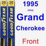 Front Wiper Blade Pack for 1995 Jeep Grand Cherokee - Premium