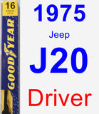 Driver Wiper Blade for 1975 Jeep J20 - Premium