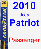 Passenger Wiper Blade for 2010 Jeep Patriot - Premium