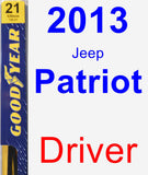 Driver Wiper Blade for 2013 Jeep Patriot - Premium