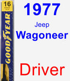 Driver Wiper Blade for 1977 Jeep Wagoneer - Premium