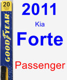 Passenger Wiper Blade for 2011 Kia Forte - Premium