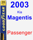 Passenger Wiper Blade for 2003 Kia Magentis - Premium