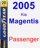 Passenger Wiper Blade for 2005 Kia Magentis - Premium